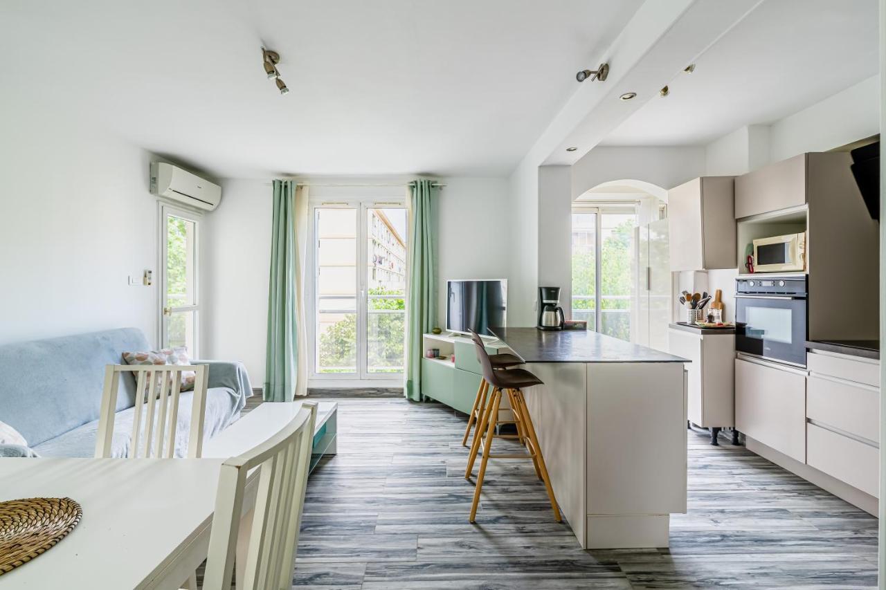 Appartement Tout Equipe Marseille Bagian luar foto